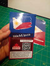 Philippines Flag Sticker Pack – 30 Waterproof Vinyl Stickers