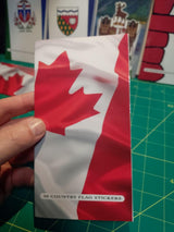 Canada Flag Sticker Pack – 30 Waterproof Vinyl Stickers