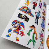 Digital Circus Sticker Pack – 25+ Colorful Vinyl Stickers