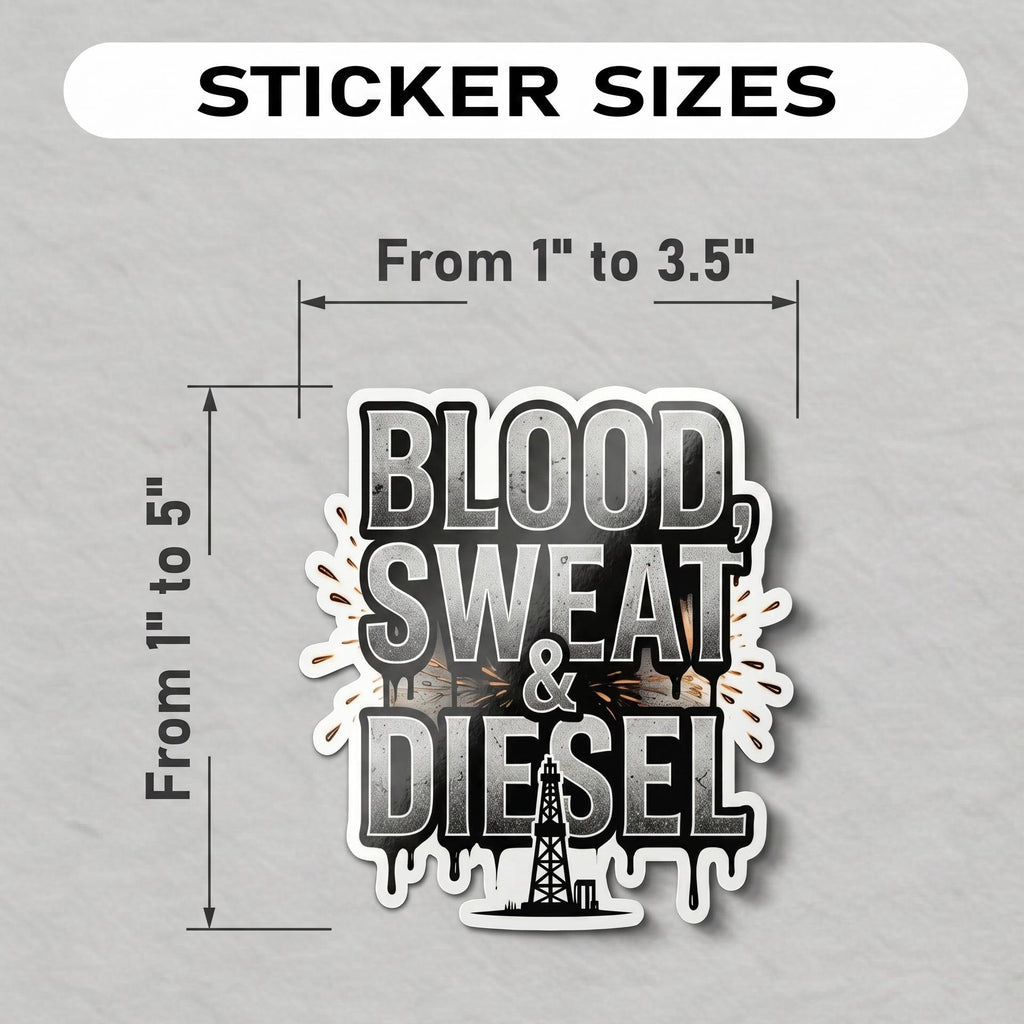 Oilfield Worker Sticker Pack – 30 Waterproof Vinyl Stickers
