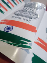 India Flag Vinyl Sticker – Waterproof Travel Decal