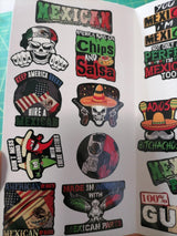 Funny Mexican Sticker Pack – 20+ Waterproof Vinyl Stickers