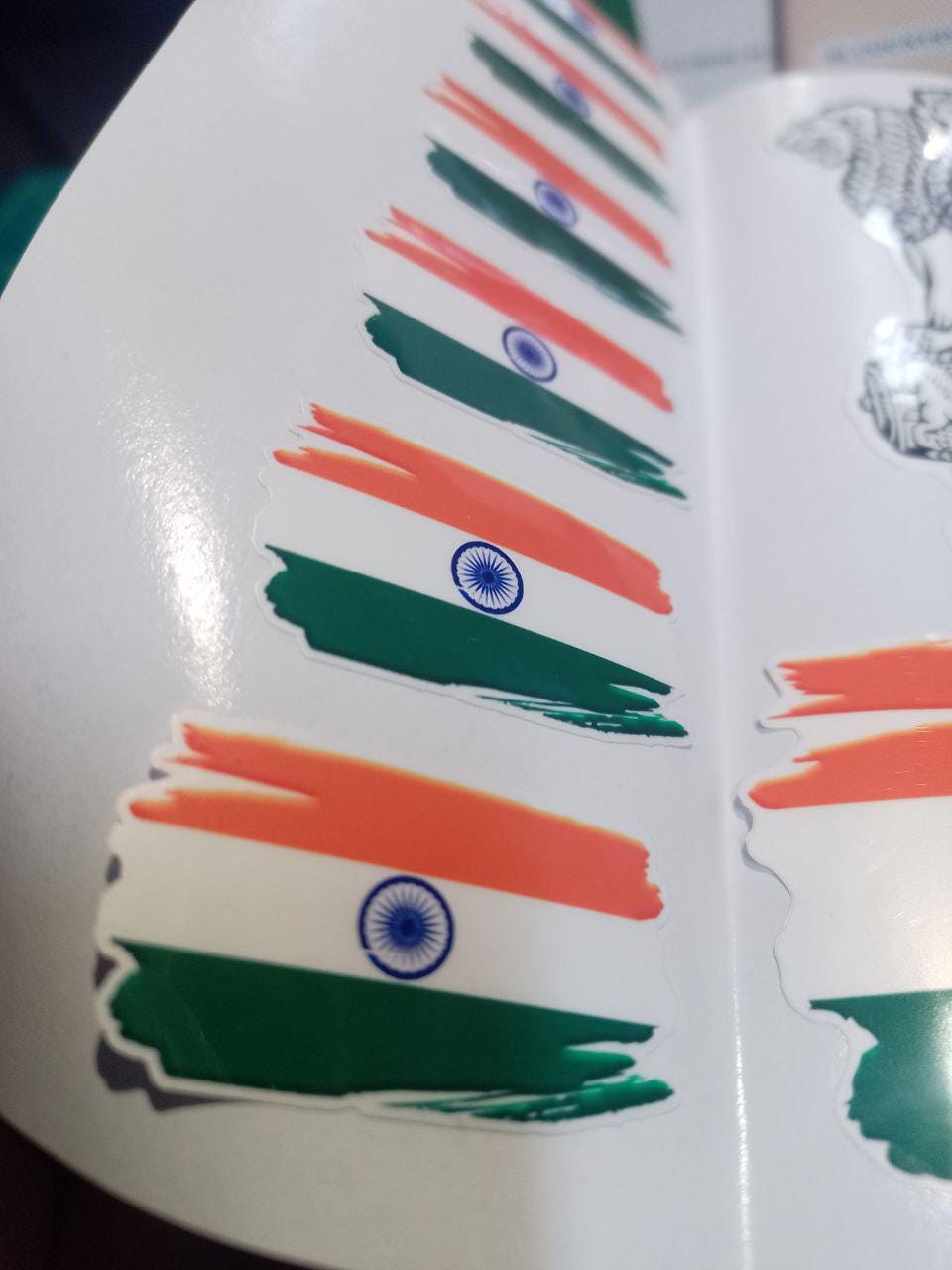 India Flag Vinyl Sticker – Waterproof Travel Decal