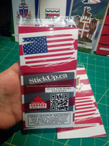 USA Flag Sticker Pack – 30 Waterproof American Vinyl Stickers