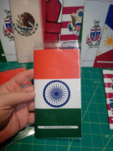 India Flag Vinyl Sticker – Waterproof Travel Decal