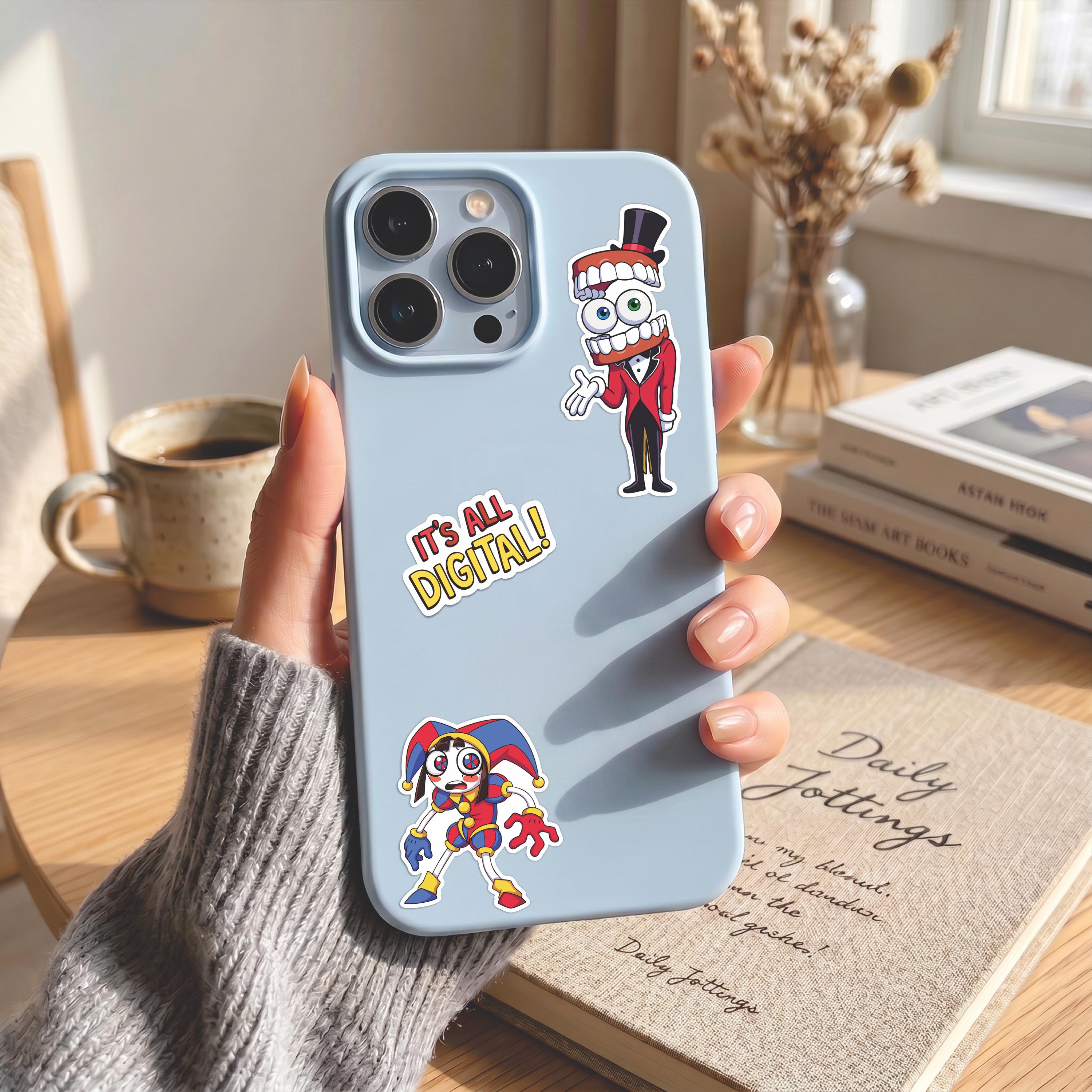 Digital Circus Sticker Pack – 25+ Colorful Vinyl Stickers
