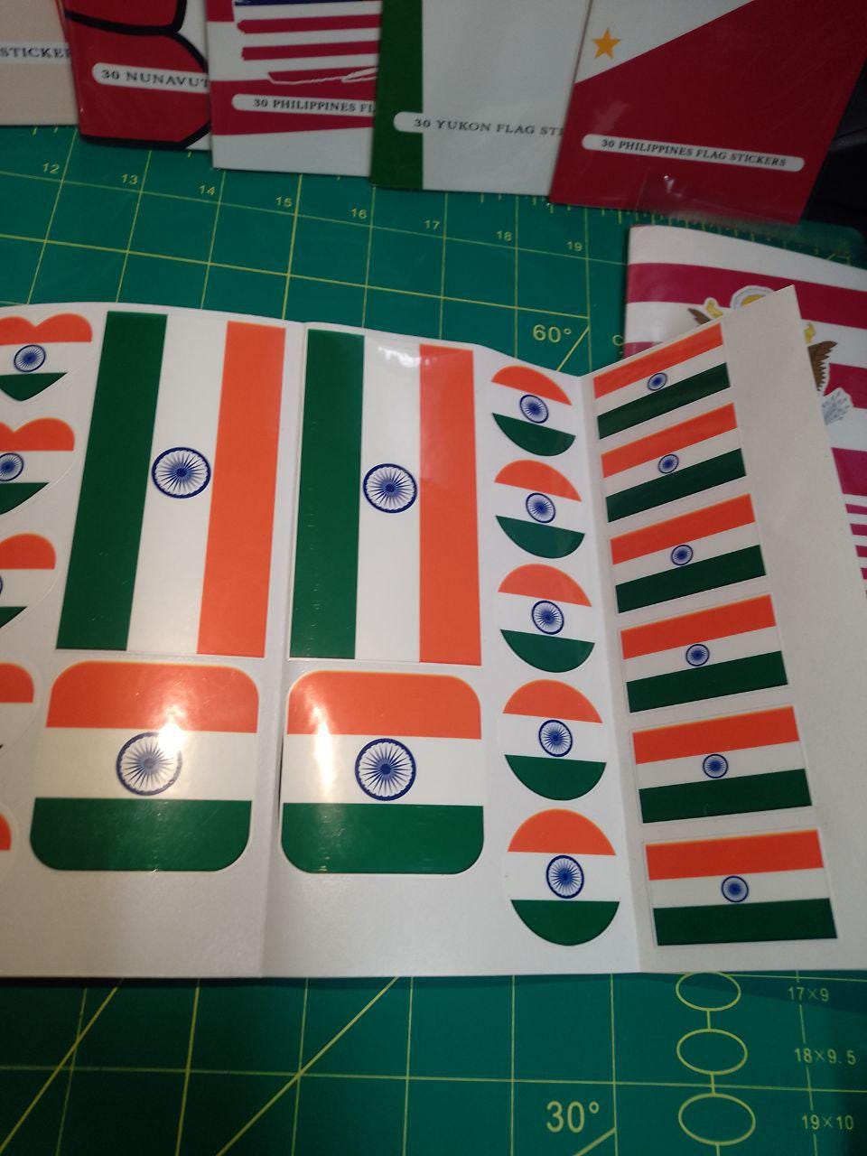 India Flag Vinyl Sticker – Waterproof Travel Decal