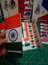 India Flag Vinyl Sticker – Waterproof Travel Decal