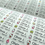 Personalized School Name Labels – Waterproof Vinyl Stickers