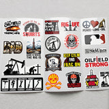 Oilfield Worker Sticker Pack – 30 Waterproof Vinyl Stickers