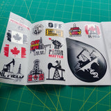 Oilfield Worker Sticker Pack – 30+ Waterproof Vinyl Stickers