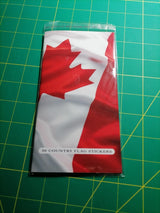 Canada Flag Sticker Pack – 30 Waterproof Vinyl Stickers