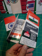 India Flag Vinyl Sticker – Waterproof Travel Decal