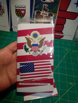 USA Flag Sticker Pack – 30 Waterproof American Vinyl Stickers