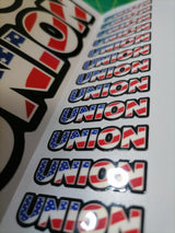 Union Hard Hat Sticker Pack – 24 Waterproof Vinyl Stickers