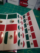 Mexico Flag Sticker Pack – 30 Waterproof Vinyl Stickers
