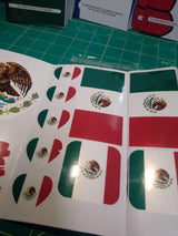 Mexico Flag Sticker Pack – 30 Waterproof Vinyl Stickers