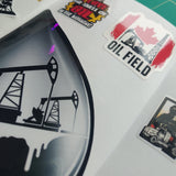 Canadian Oil Stickers Pack –Humor, Hard Hat & Toolboxes