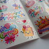 🎉 Birthday Sticker Pack – 50 PCS – FREE Shipping 🎉