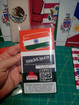 India Flag Vinyl Sticker – Waterproof Travel Decal