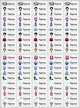 Personalized School Name Labels – Waterproof Vinyl Stickers