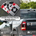 Canada Flag Carbon Fiber Decal – 7 Color Options