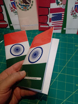 India Flag Vinyl Sticker – Waterproof Travel Decal