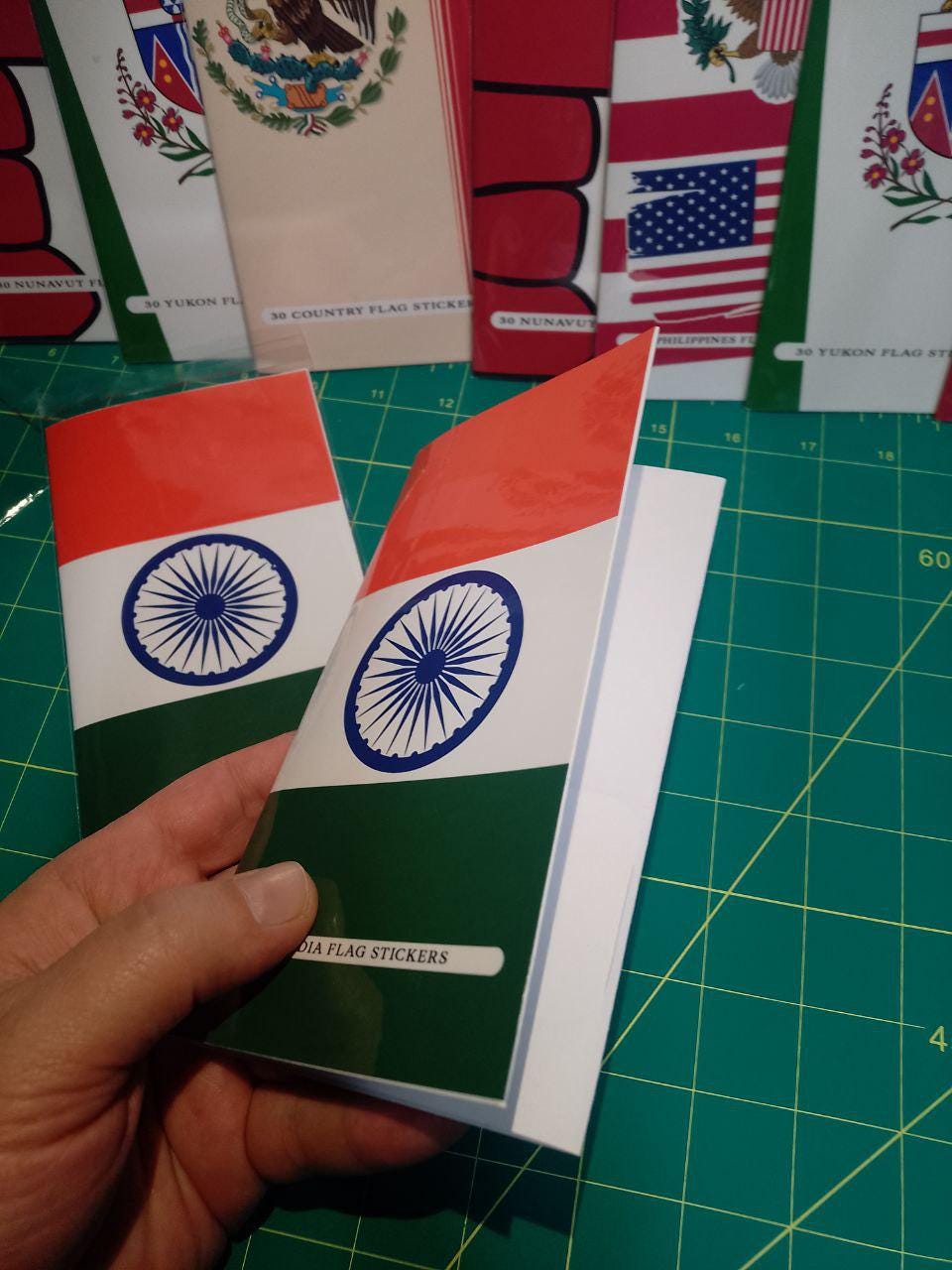 India Flag Vinyl Sticker – Waterproof Travel Decal