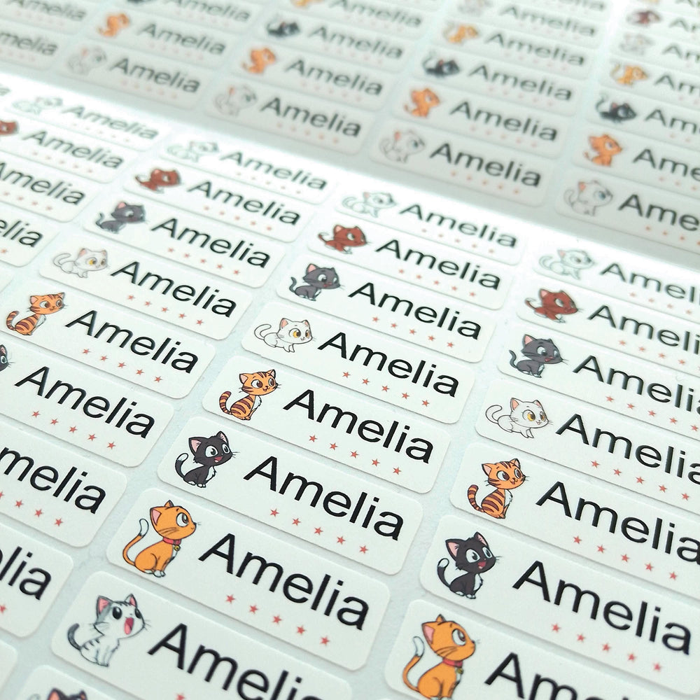 Name Stickers for School Supplies