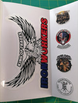 American Ironworker Sticker Pack – 20+ Waterproof Vinyl Stickers