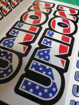 Union Hard Hat Sticker Pack – 24 Waterproof Vinyl Stickers