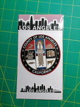 Los Angeles County Seal Sticker Set – 2 Waterproof Vinyl Decals