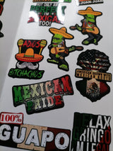 Funny Mexican Sticker Pack – 20+ Waterproof Vinyl Stickers