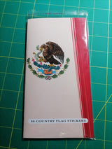 Mexico Flag Sticker Pack – 30 Waterproof Vinyl Stickers