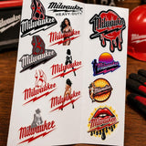 Heavy-Duty Tool Sticker Pack – 30+ Waterproof Vinyl Stickers