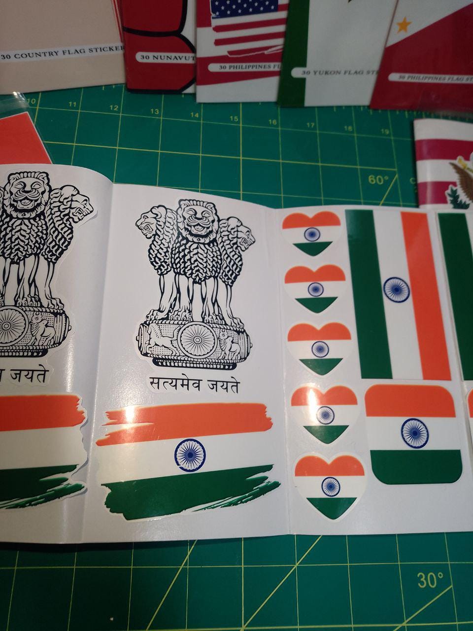 India Flag Vinyl Sticker – Waterproof Travel Decal