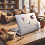 Digital Circus Sticker Pack – 25+ Colorful Vinyl Stickers