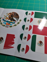 Mexico Flag Sticker Pack – 30 Waterproof Vinyl Stickers