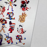 Digital Circus Sticker Pack – 25+ Colorful Vinyl Stickers