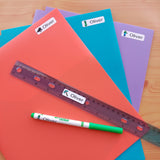 Personalized School Name Labels – Waterproof Vinyl Stickers